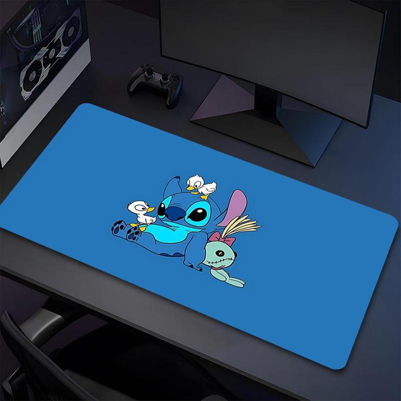 Stitch Adventure Xl Gaming Mouse Pad Nonslip Rubber Base Stitched Edge Waterproof Desk Mat For Pc Laptop Gamer Office Computer Accessories C927599