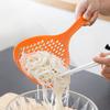 Plastic Skimmer Spoon With Handle Food Drain Shovel For Kitchen Cooking