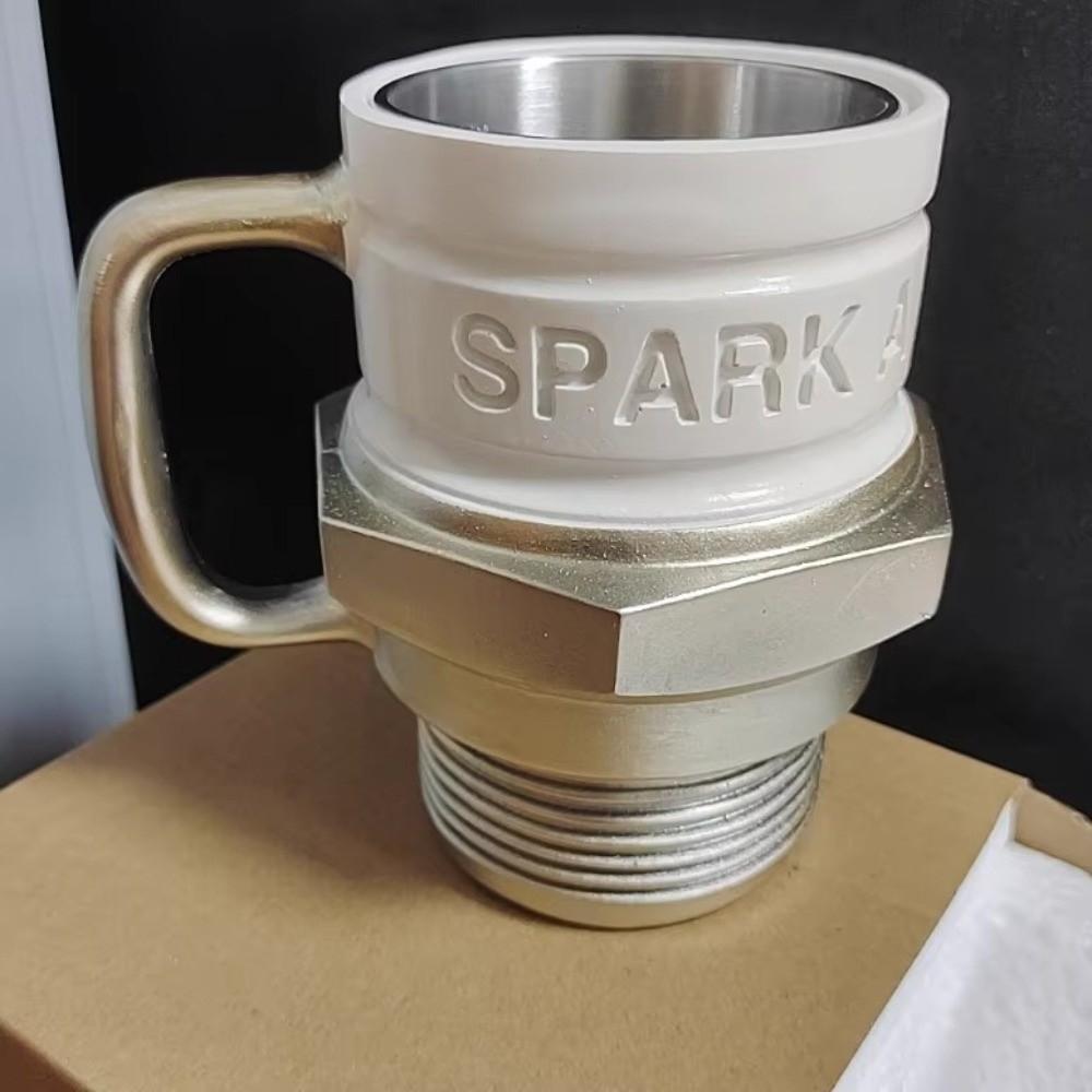 Automotive Spark Plug Mug Funny Drinking Cup Creative Automotive Themed Mug Coffee Drinking