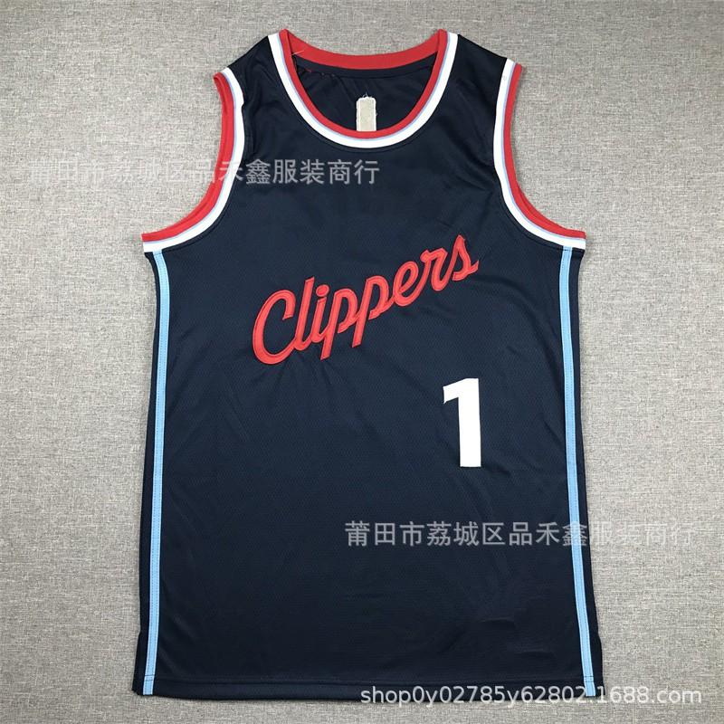 Custom Embroidered Basketball Jersey City Edition Men Women Cotton Sports Uniform LA Clippers Kawhi Leonard Paul George
