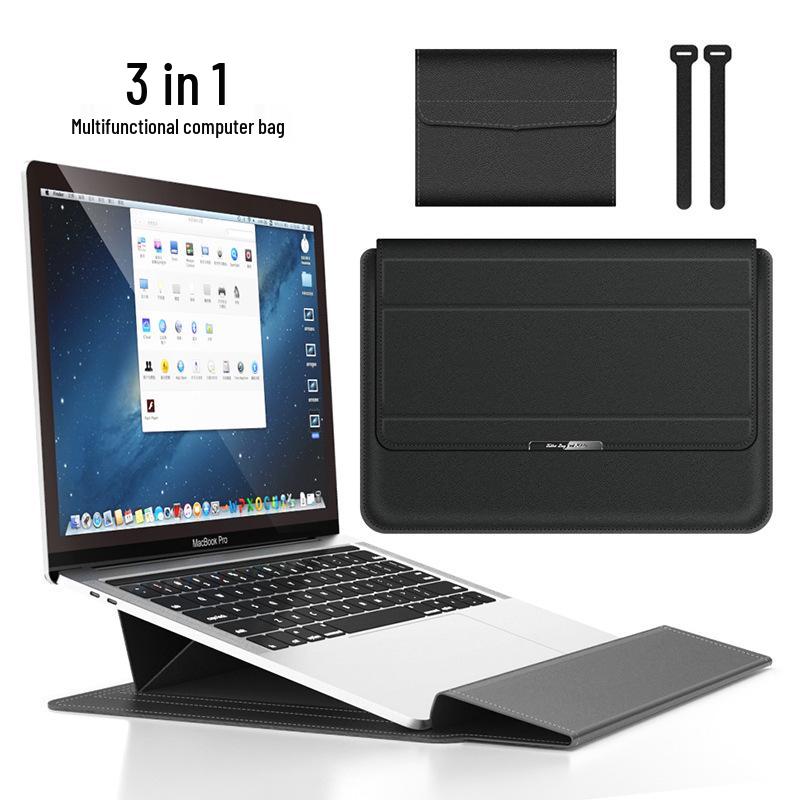 Multi-Functional Stand Bag: Fits 13.6 MacBook & 16 Lenovo/Huawei Laptops, 2025 Model-Compatible