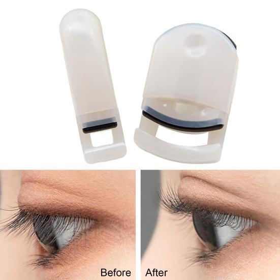 2 шт. щипцы для завивки ресниц противоскользящие завитки ресниц длительный эффект простота в эксплуатации эргономичный дизайн безопасный инструмент для макияжа глаз женский инструмент для красоты