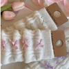 Bow Calf Sleeves Cotton Leg Cover Fashion Knitted Boot Stockings