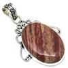 Pendant Designer Jasper Gemstone Handmade Mother Day Silver Jewelry 2"