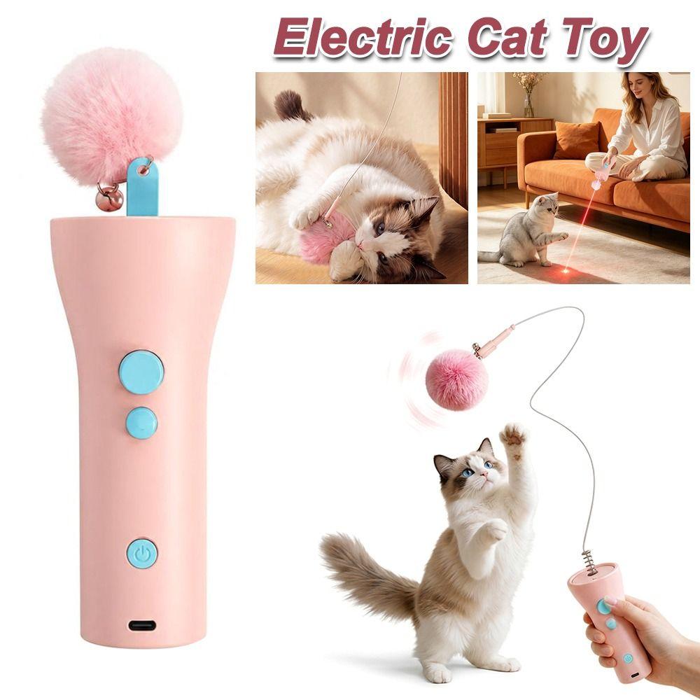 Rechargeable Electric Cat Toy One Button Interactive Cat Toy New Cat Toy Launcher