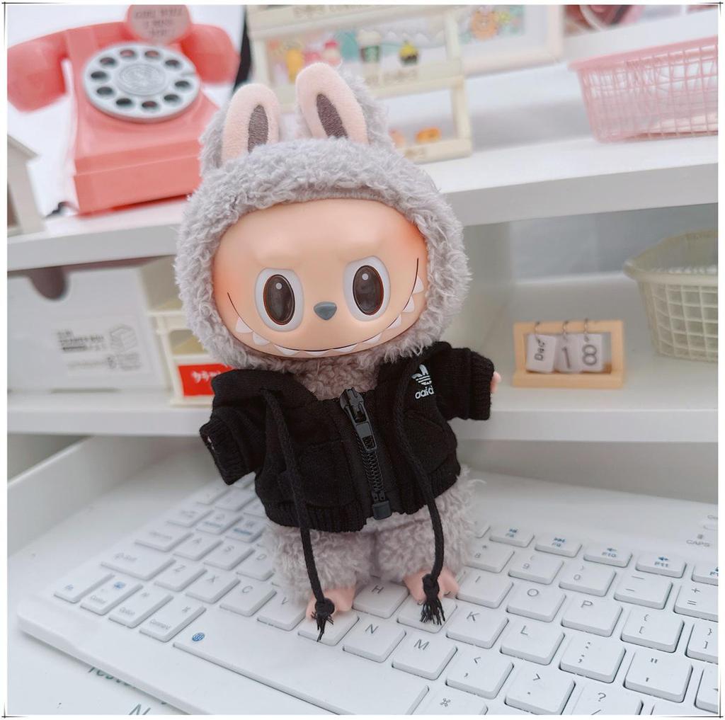 17см Виниловый брелок-кукла Лабубу: Коллекция одежды-сюрпризов первого и второго поколения