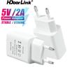 HdoorLink 5V/2A USB Charger For Xiaomi Huawei Wall Charging Travel Adapter Phone Power Adapter Universal Mobile Phone Charger With US/EU