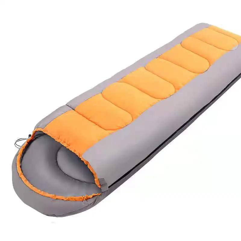 Спальный мешок для кемпинга, сверхлегкий водонепроницаемый 4-сезонный теплый конверт, спальные мешки для путешествий на открытом воздухе, пешего туризма