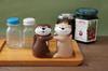 Decore Corporation Otter Condiment W4 Container, Chocolate, Salt, Size Approx. D3.8 H7.2 KW-38303