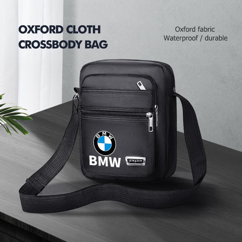 BAGE7 2026 Car Sticker Oxford Men's Satchel Crossbody Hand Machine Casual Handbag For BMW E87 E70 E91 E30 G20 E92 E93 E60 E46 E90 G30