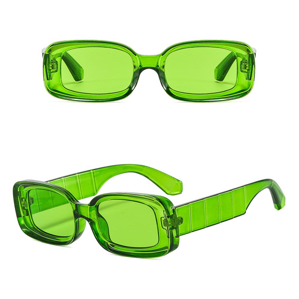 Винтажные прозрачные голубые квадратные солнцезащитные очки маленькие прямоугольные солнцезащитные очки очки солнцезащитные очки