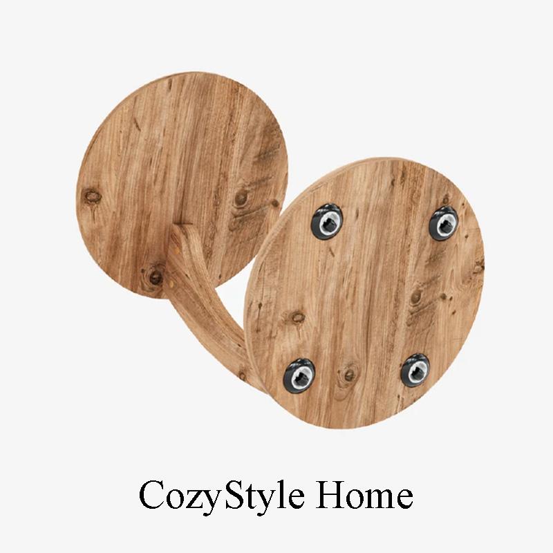 Кофейный столик на колесиках C, Мобильный передвижной диванный чайный столик для гостиной и спальни, Орех (E1 Эко Безопасный)