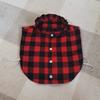 Plaid Women Shirt False Collars White  Removable Lapel Collars For Women Fake Collar Women Detachable Collars Nep Kraagie