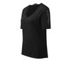 Women Off Shoulder Short Sleeved Commuting Pullover V-neck Lace Bottoming Blouse