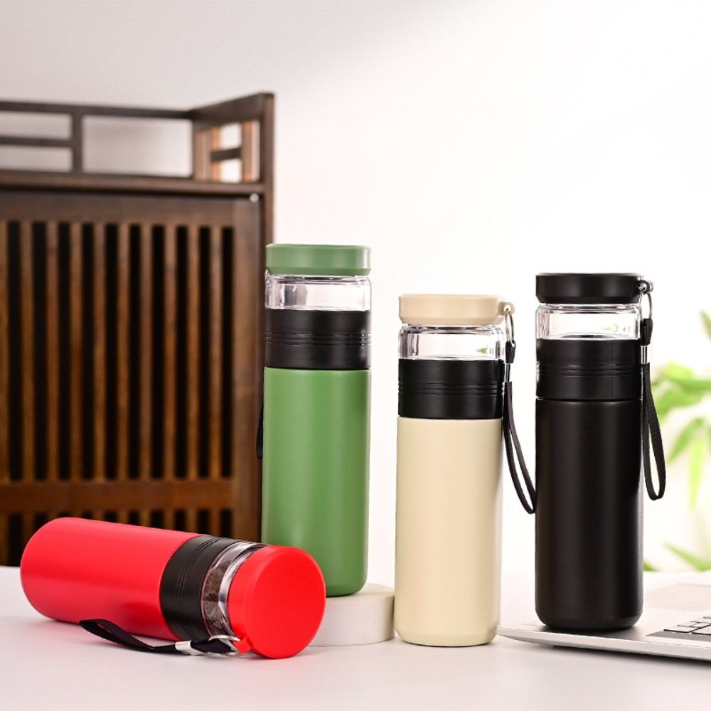 Stainless Steel Insulated Cup Leak-Proof Tea Infuser Bottle New Vacuum Mug