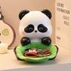 High-end Niche Panda Home Keys Porch Storage Resin Ornaments for Home Living Room Office Desktop Decorations