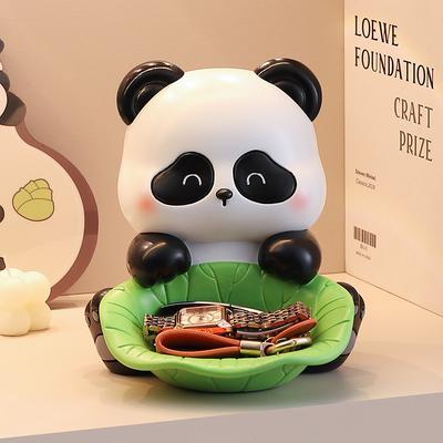 Высококачественная ниша Panda Home Keys для хранения ключей на крыльце, украшения из смолы для дома, гостиной, офиса, рабочего стола