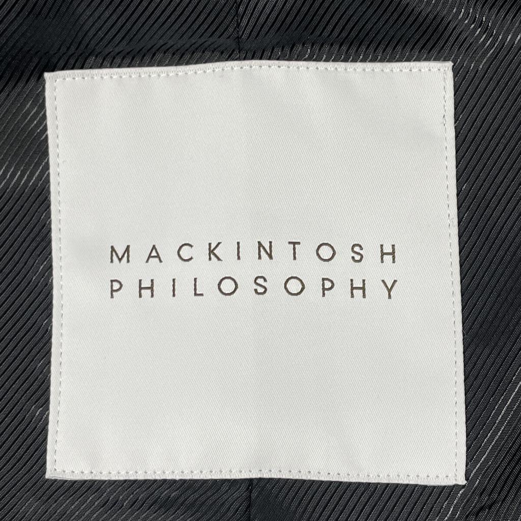 MACKINTOSH PHILOSOPHY H1C15-243-08 Серое шерстяное пальто с воротником стойка 38 серыйБ/у