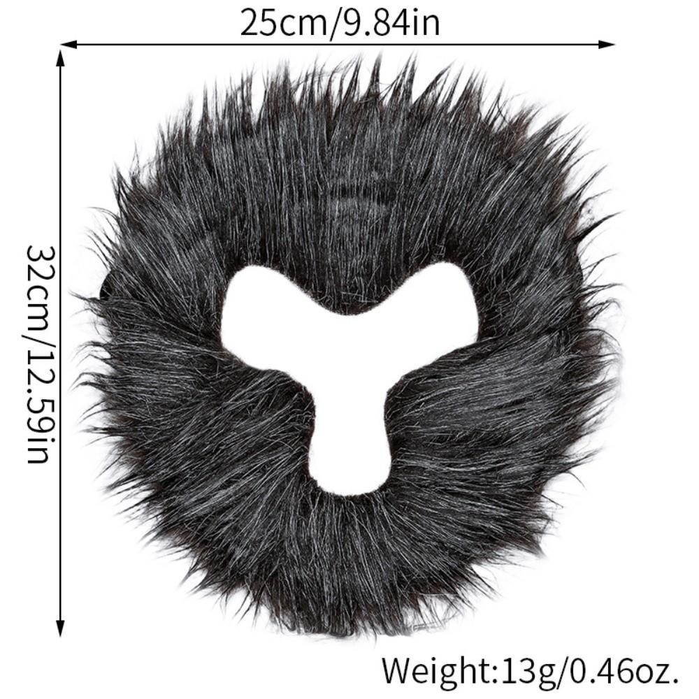 Artificia Realistic Fake Beard Funny Viking Braided Beard Pirate Play Halloween Fake Mustache Prom