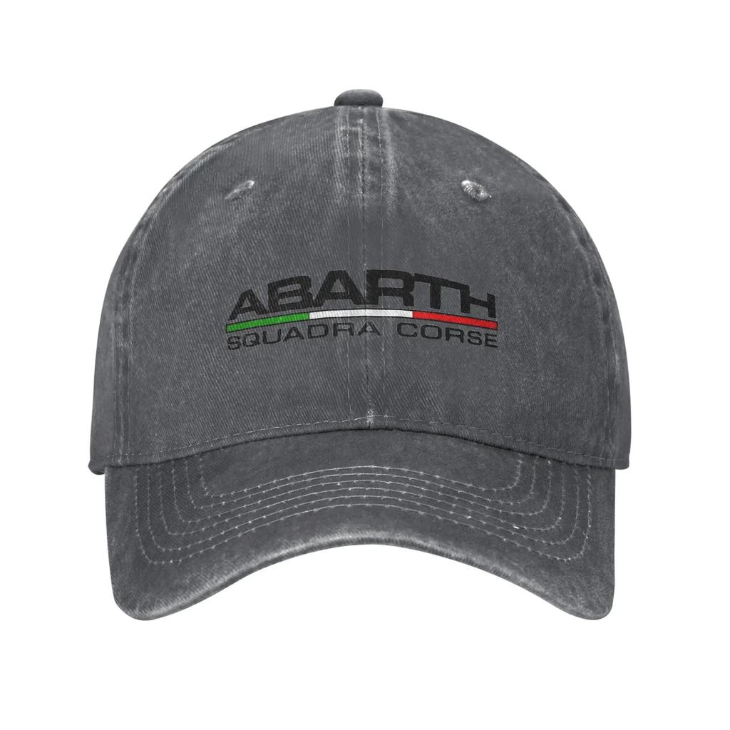 Джинсовая кепка Abarth C Cool Print Повседневные бейсболки Регулируемая кепка Летние Унисекс Бейсболки