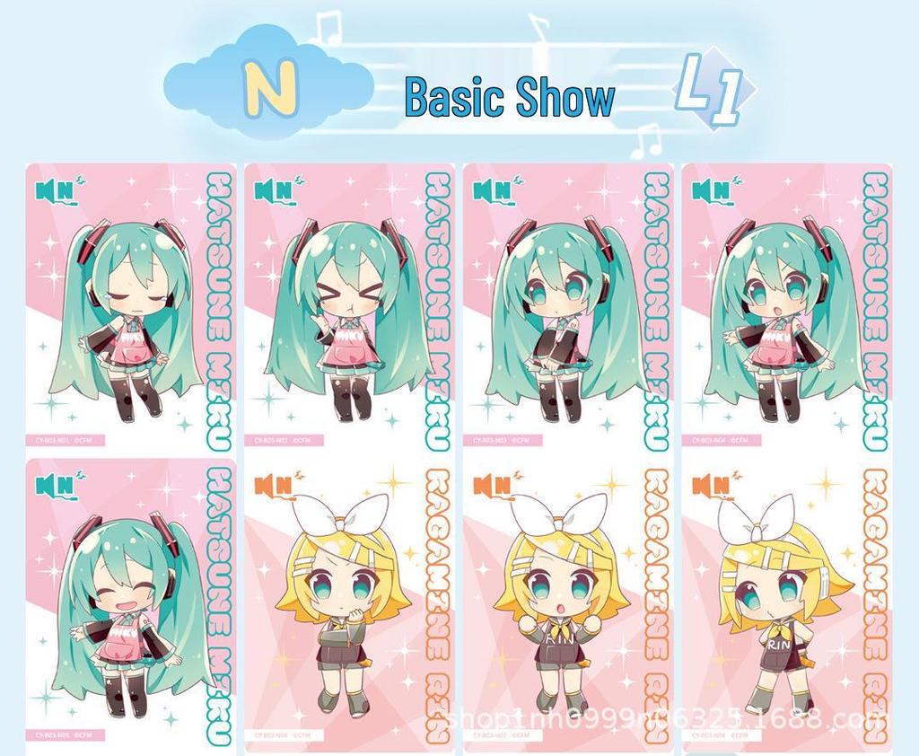 Карточная игра Hatsune Miku: Третья серия Радужный Рай Костюмированное шоу Коллекционные карты
