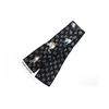 Louis Vuitton Шелковый шарф с узором кошек Унисекс аксессуары Черный MP2269