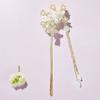 Women's Retro Flower Hair Stick Pins Elegant Flower Barrettes with Long Tassel for Christmas Wedding Party Gift