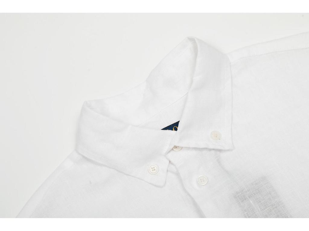 2025 Summer Ralph RL Little Pony Embroidered Pure Linen Goddess Short-Sleeved Shirt