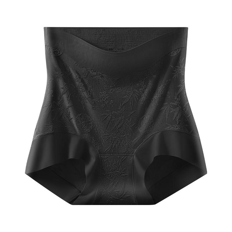 Трусики с высокой талией, утягивающие живот и бедра, модель 2025 года – в китайском стиле, не сползают, обеспечивают легкую коррекцию фигуры.