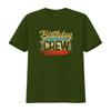 Mens Vintage Birthday Crew T Shirt Squad Fifty Party Grunge Bday Soft Matching Man vintage Washed graphic Slightly Unisex