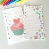 Flower Inner Refill Spiral Binder Paper 40Sheet Notebook Index Inside Page  Students