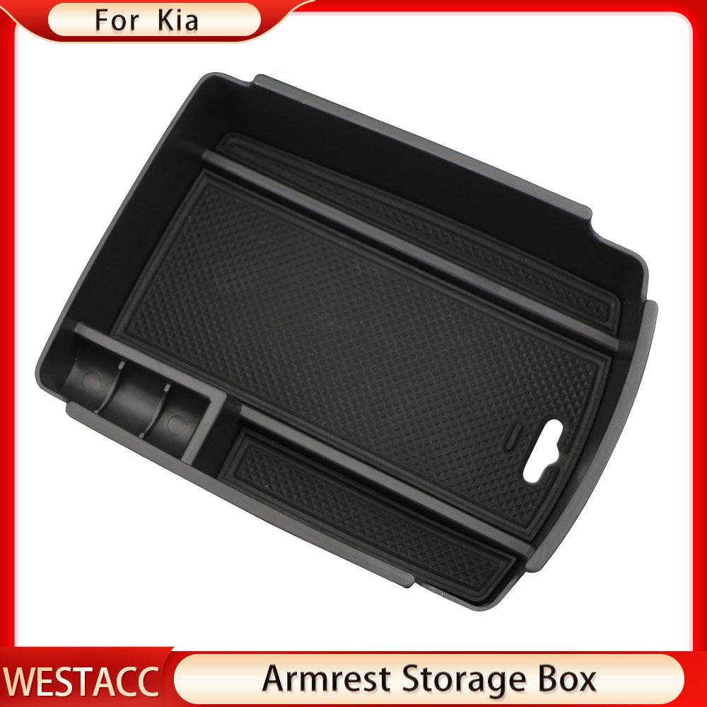 Центральный подлокотник автомобиля, ящик для хранения для KIA Sportage KX5 QL AT 2016 2017 2018, держатель контейнера, лоток-органайзер
