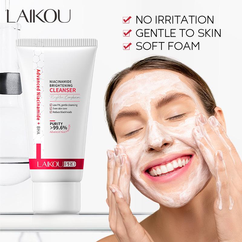 LAIKOU PRO Очищающее средство для лица с ниацинамидом 50 г Очищающее средство для ухода за кожей женщин
