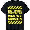 Футболка унисекс Body Under Construction, Mind On A Mission Gym
