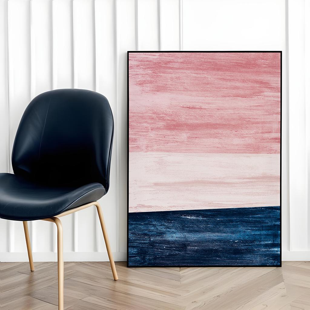 Плакат абстрактная геометрия горизонта