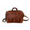Новый мужской винтажный кожаный портфель для ноутбука, сумка-портфель, коричневая сумка-мессенджер