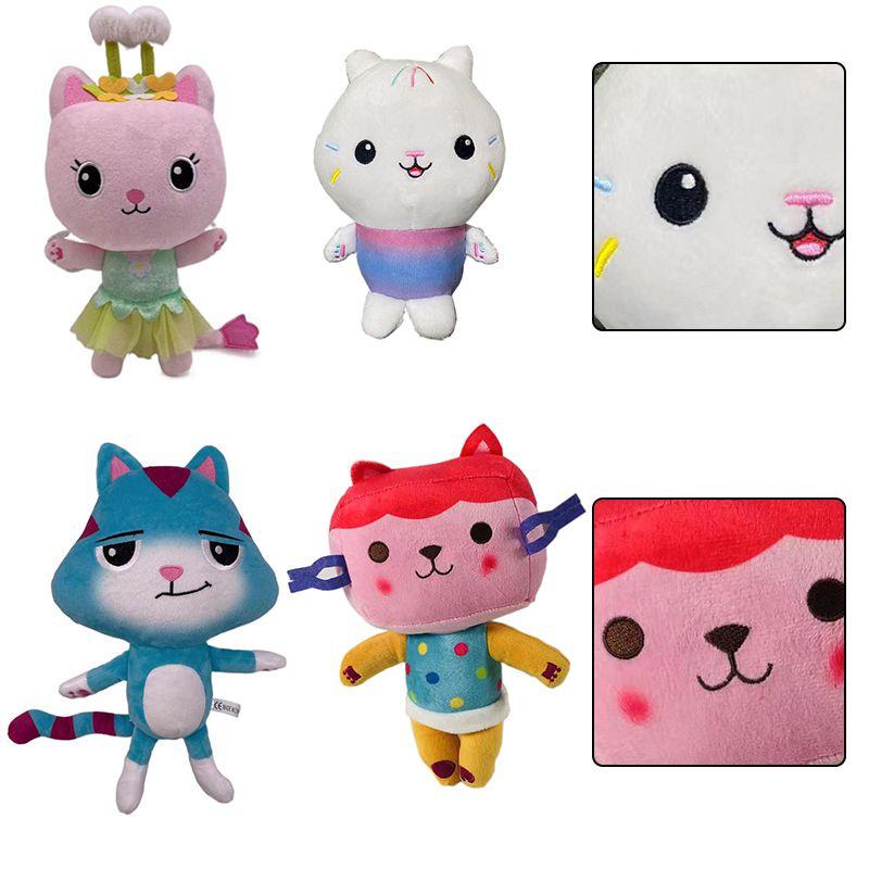 Charming Gabby Dollhouse Plush Toy Mercat Cartoon Stuffed Animal Mermaid Cat Plushie Doll