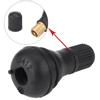 10Pcs Car Auto TR412 Rubber Snap In Tire Tyre Valve Stem Dust   with High Temperature Valve Cores for ATV s Lawn Garden Equipment