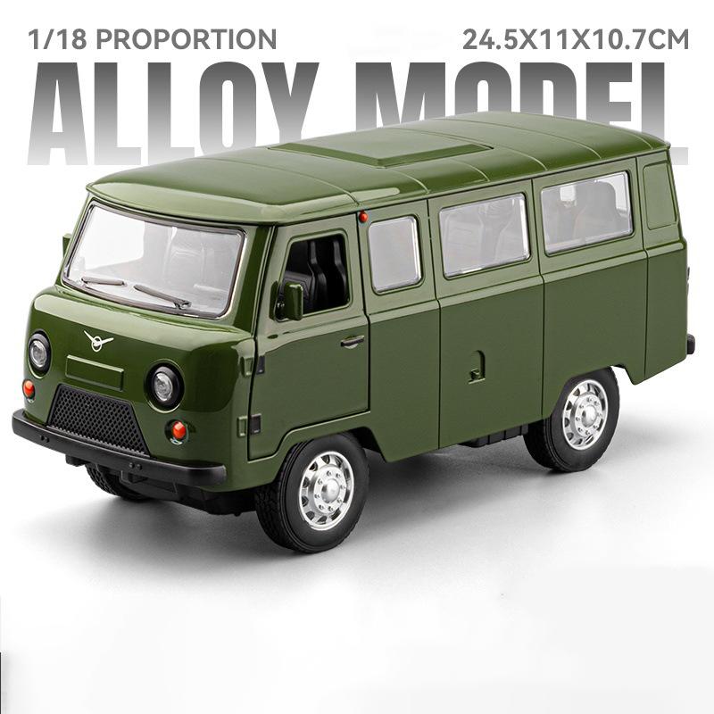 1/18 УАЗ Путешественник Сплав Фургон Модель Автомобиля Литьевой Металл Внедорожники Модель Автомобиля Звук Свет Симуляция Коллекция Детская Игрушка Подарок