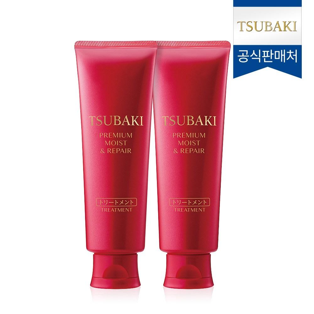 Tsubaki Premium Увлажняющая и восстанавливающая маска для волос с камелией 160 г 2 шт.