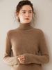 Cashmere Knit Women's High Neck Long Sleeve Sweater - Soft, Loose, Warm, and Skin-Friendly for Autumn and Winter