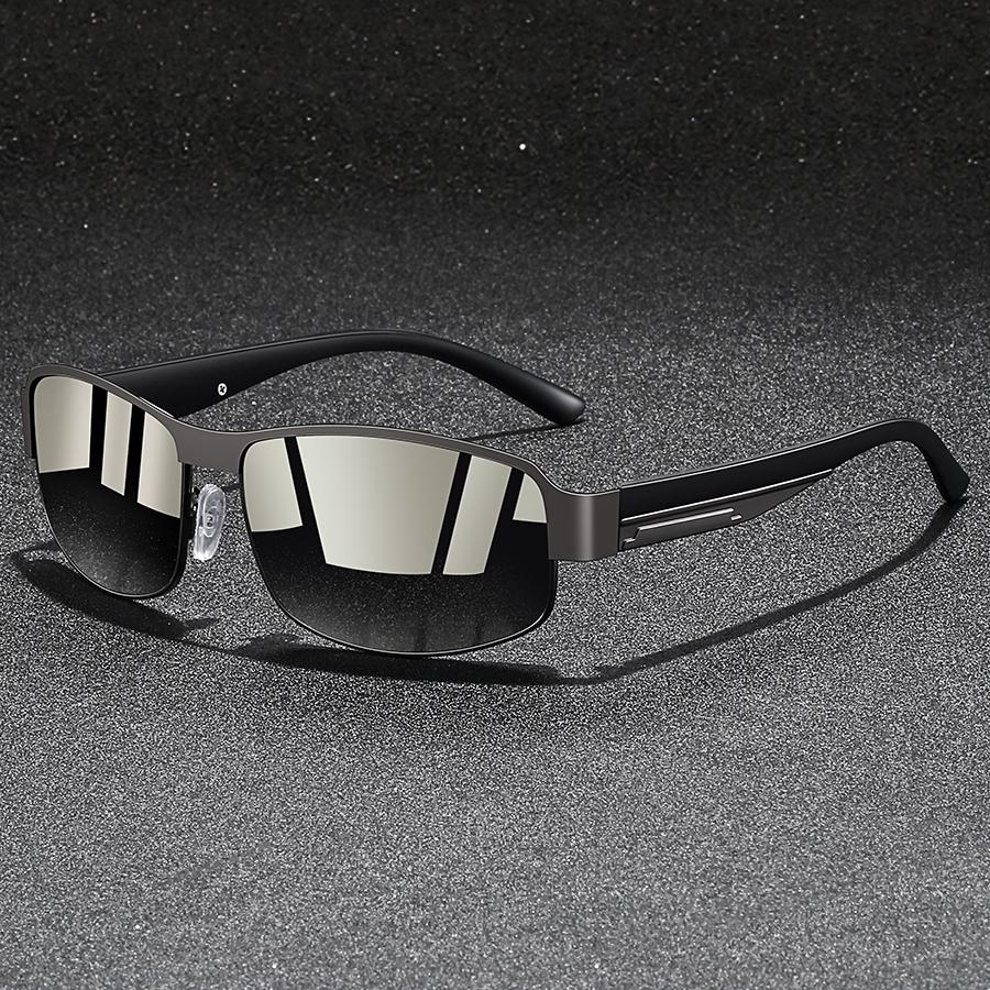 Fashion Vintage Square Metal Frame Sunglasses Men Women Fishing Driving Man Luxury Brand Designer Sun Glasses UV400 Eyewear