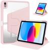 Rotating Case - BOOLING - for iPad A16 (11 ") / iPad 10 2022 (10.9") - with Pen Holder - Pink