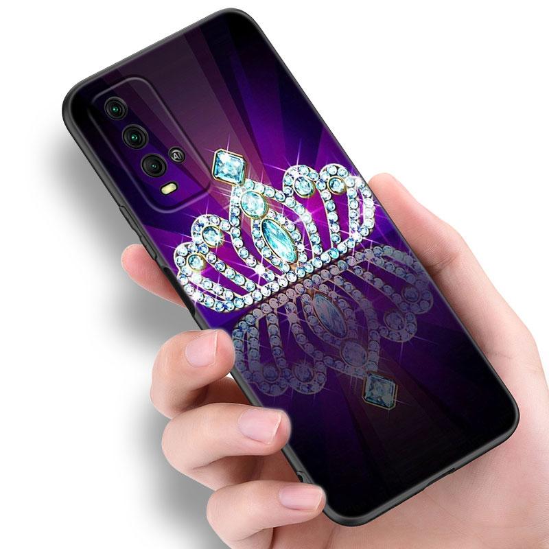 Чехол для телефона Crystal Diamond для Xiaomi Redmi Note 5 6 9T K20 K40 K50 Pro 7A 8A 9A 9C 9i 10A 10C A1 S2 Мягкий черный чехол из ТПУ