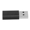 Переходник-конвертер TypeC гнездо на USB3.0 штекер USB быстрая зарядка компьютерные аксессуары(черный )