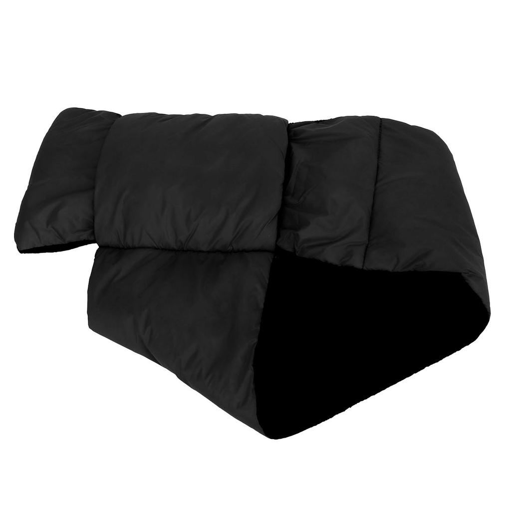 Down Scarf Ultralight Thickened Comfortable Winter Down Scarf for Men Women Hiking Climbing Black