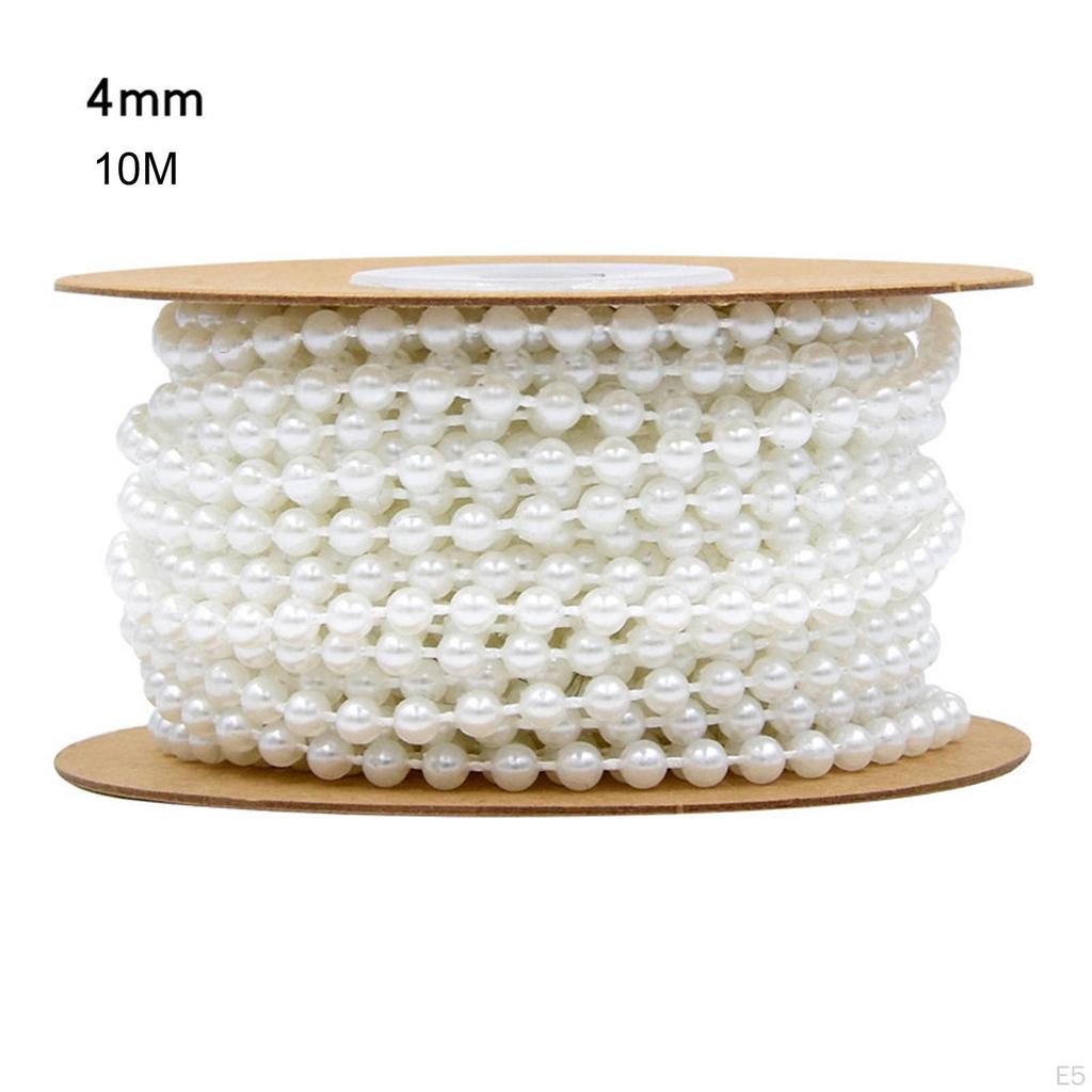 Цепочка из бисера, ювелирные изделия, свадебные поделки, длина 10 м, фурнитура для изготовления звеньев