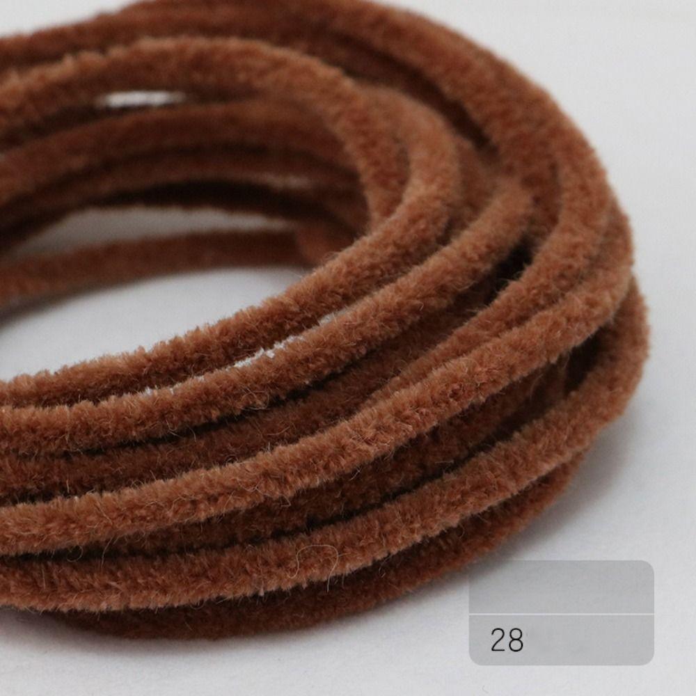 Colored Wool Handmade Twisted Rod Plush Handmade Chenille Stem  Puppy Toy