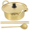 Instant Noodle Pot Korean Soup Cookware Milk Heating Aluminum Ramen Seafood Non Stick Frying Pans