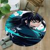 1pc Tokitou Muichirou Carpet, Round Rug, Comfortable, Suitable for Entryways, Living Rooms, Office, And Bedrooms, Christmas Decoration